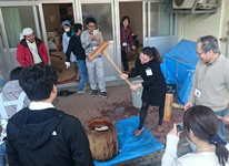 新年会　餅つき